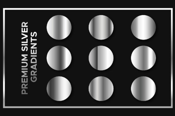 9 Premium Silver Gradients: A Designer’s Toolkit for Print & Graphics