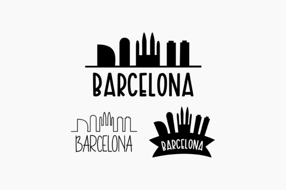 A Barcelona Silhouette: A Graphic Asset for Crafting Local Brand Stories