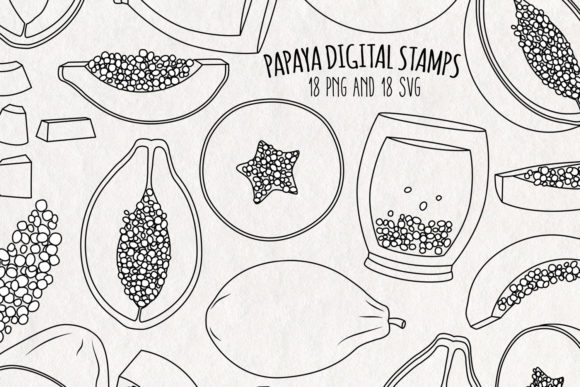 A Brand Designer's Review of Papaya Digital Stamps & Graphics