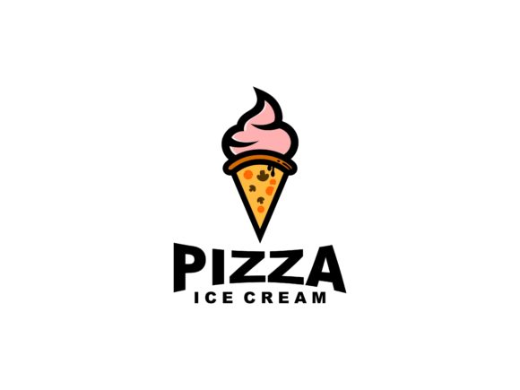 A Designer's Review: Pizza and Ice Cream Logo for Digital Publishing