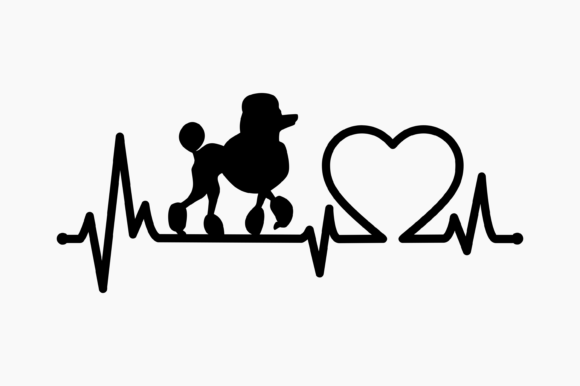 A Designer's Review: The Dog Poodle Heartbeat Embroidery File