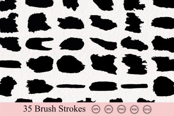 A Graphic Designer's Take on the Black Brush Strokes Bundle