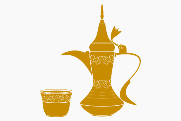 A Practical Review of the Arab Coffee Illustration Asset