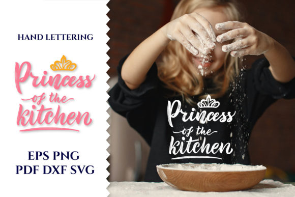 A “Princess of the Kitchen” Graphic for Your Crafting Empire