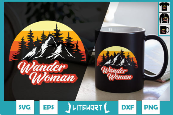 A Review of Wander Woman Trekking Hiking Graphic Design Assets for Modern Publishing