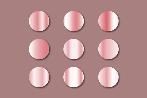 A Rose Gold Palette for Print Templates & Graphics
