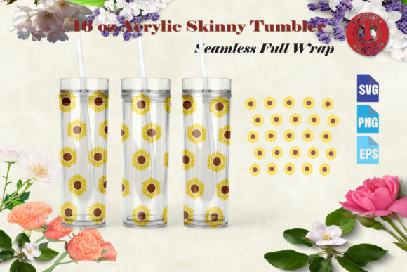 A Sunflowers Graphic Perfect for Crafty Bloggers & Publishers