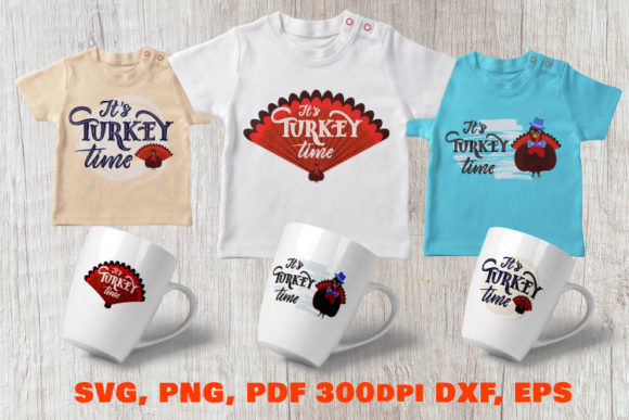 Bundle of Turkey Time Graphics for Local Business Illustrations