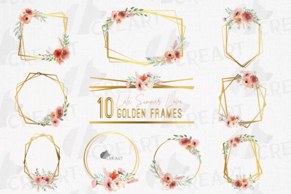 Coral & Blush Pink Wedding Graphics for Print Templates