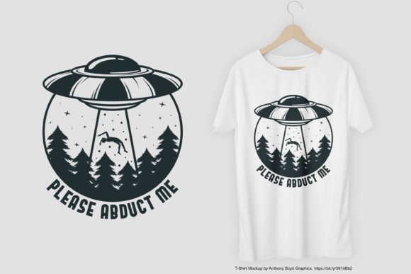 Please Abduct Me: A Graphics Asset for Print Templates