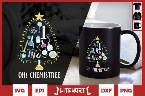Reviewing the Christmas Tree Oh Chemistree Science Graphic