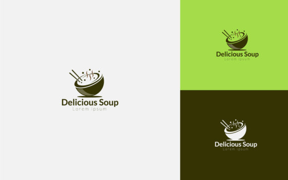 Soup Logo Design Template for Branding & Marketing Graphics