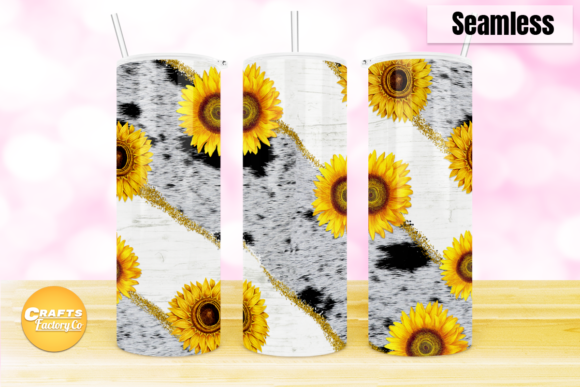 Sunflower and Cowhide Sublimation: A Graphics Asset Review